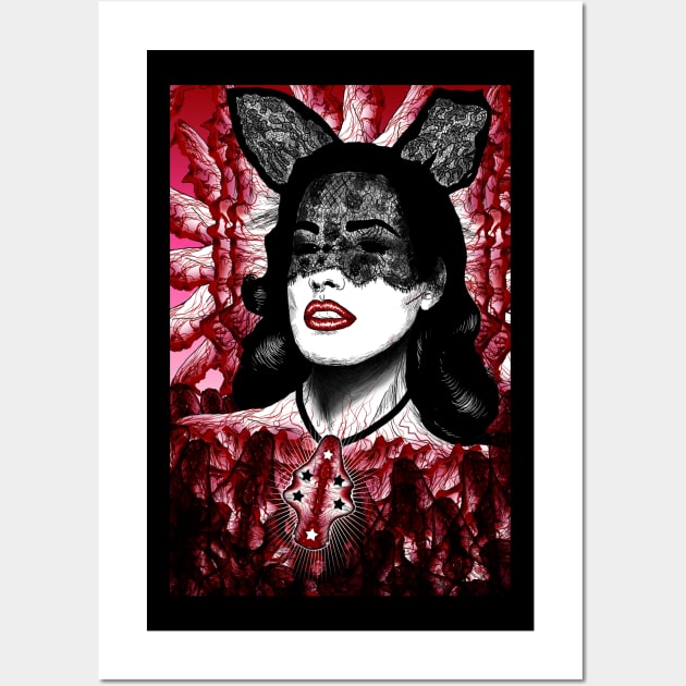 Black Dahlia Wall Art by VeronicaLux